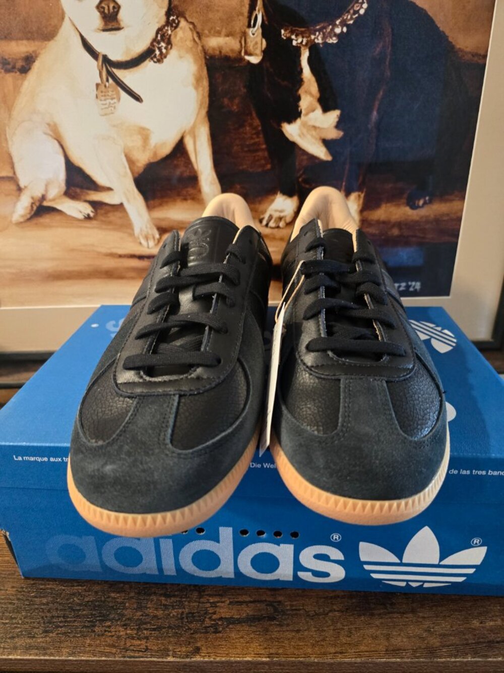 Adidas BW Army Lux Shoes Core Black / Gum (JH7835) Sneakers Mens US Sz 10 NEW - Picture 5 of 16